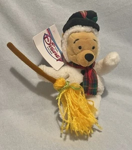 Disney Store Mini Bean Bag Snowman Winnie the Pooh Small Plush Tags New NWT - Picture 1 of 3