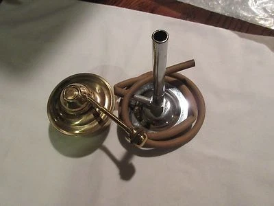 Quemador Bunsen, equipo, experimentos científicos, vintage, años 70 Foto 1 de 4