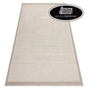 Moderne SISAL Teppich "SPRING" Linien Rahmen geschlungen - beige beste Qualität - Bild 1 von 6