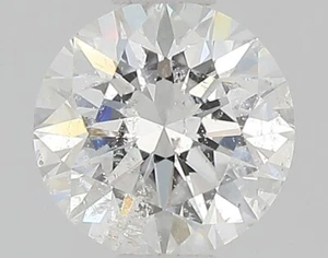 GIA Certified Natural Loose Diamond For Jewel Round Brilliant Cut 0.50cts F I1 - Picture 1 of 2