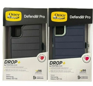 Funda + Funda Otterbox Defender Pro Series para Samsung Galaxy S21 5G Solo Negra - Imagen 1 de 7