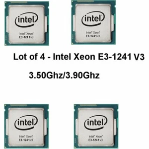 Lot of 4 - Intel® Xeon® Processor E3-1241 v3 3.50Ghz/3.90Ghz - Picture 1 of 1
