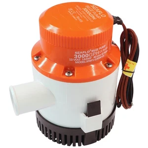 Bomba de sentina eléctrica no automática 3000 GPH, 12 voltios, unidad sumergible - Imagen 1 de 5