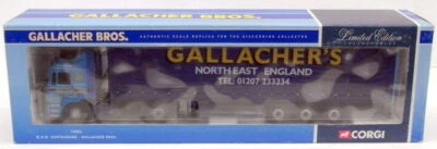 Corgi 1/50 Scale Diecast 75803 - MAN Curtainside - Gallacher's - Bild 1 von 4
