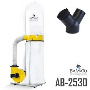 BAMATO Absauganlage AB-2530 mit Y-Adapter Späneabsaugung Absaugung 230V - Bild 1 von 8