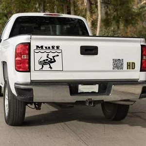 Muff Diver Vinyl decal Funny Rude Bearded Clam Adult Humor Vagene - Picture 1 of 109