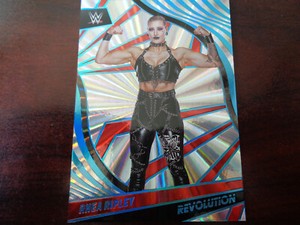 2022 Panini Revolution Rhea Ripley #'ed 58/99 Sunburst-RARE!