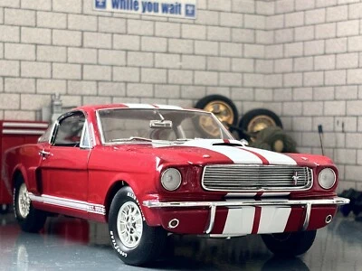 1:18 *BOXED* LANE Exact Detail 1966 Ford Mustang GT 350 (Red) MODEL CAR *RARE*! - Image 1 of 4