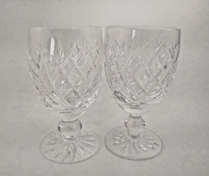 2er Set Waterford Kristall Donegal 4 3/4" weinrot Rotweingläser - Bild 1 von 13