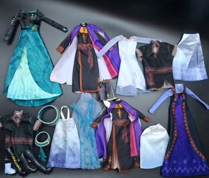 Disney Frozen Fashion Doll Replace Dresses Anna Elsa Kristoff Queen Mother Lot - Picture 1 of 4