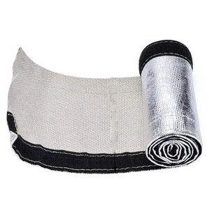 Metallic Heat Shield Sleeve Insulated Wire Hose Protect Cover Heat Wrap 20mm 2m - Picture 1 of 12