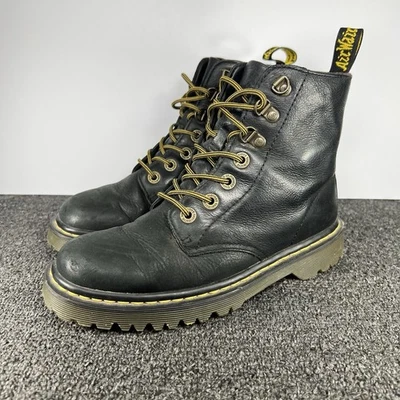 Botas de combate Dr Martens Luana talla 7 para mujer de cuero negro al tobillo Foto 1 de 4