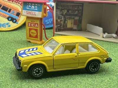 Chevy Chevette Road Champs 1975 máquinas de carretera amarillo fundido a presión plástico difícil de encontrar de colección Foto 1 de 4