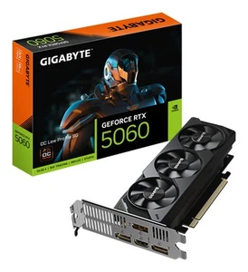 GIGABYTE Geforce RTX 5060 OC Low Profile 8G Grafikkarte - 8GB GDDR7 128bit PCI - Bild 1 von 7