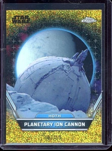 2024 Topps Star Wars Hyperspace #93 Cañón de iones planetarios oro polvo galáctico/50 - Imagen 1 de 2