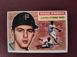 Tarjeta de béisbol #116 Edward O'Brien Pittsburgh Pirates 1956 Topps ⚾ - Imagen 1 de 2