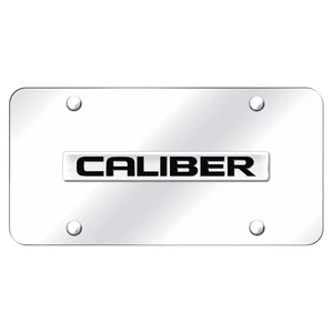 License Plate Chrome for Dodge Caliber Name on Chrome [Officially Licensed] - Bild 1 von 2