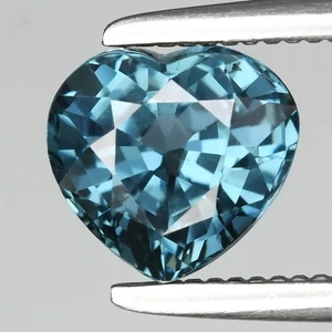 💎 1.00ct 6x5.5mm VS Heart Natural Blue Spinel - Tanzania Gemstone - Picture 1 of 4