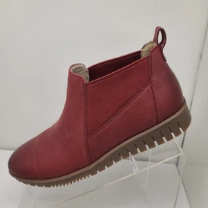 Botines Dansko Louisa de cuero rojo para mujer talla 39 EE. UU. 8,5 - 9 excelentes - Imagen 1 de 13