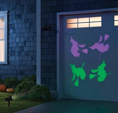 Hyde & Eek LED Swooping Witches Motion Projector Halloween Lightshow Projection - Image 1 of 4