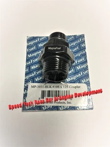 MangaFuel MP-3031-BLK -10 AN to -12 AN Coupler, Alum., Black @ Speed Tech - Picture 1 of 1