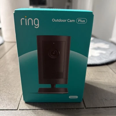 Ring Outdoor Cam Plus, Battery with 2K Video and Ring Vision - Black BRAND NEW!! - Image 1 of 4