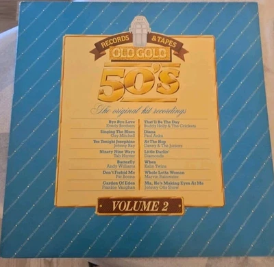 Old Gold 50's Vinyl Album Volume 2 Excellent Condition - Image 1 of 2