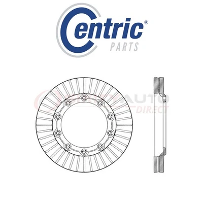 Centric Disc Brake Rotor for 2009-2011 International Harvester 3200 6.0L rg - Imagem 1 de 4