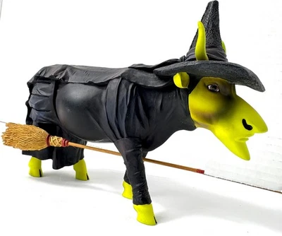 Cow Parade "Udderly Witched" Wizard of Oz Wicked Witch Figurine #7245 Westland - Image 1 of 4
