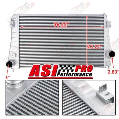 Aluminum Intercooler Fit 17-19 Chevy Silverado GMC Sierra 2500 3500 HD 6.6L - Image 1 of 4