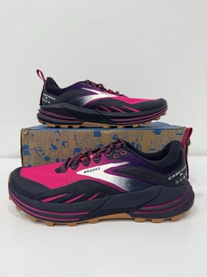 Brooks Cascadia 16 Running Trail Lace Up Pink Shoe Sneaker Woman Size 9 B - Image 1 of 4