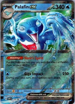 Palafin ex - Promo SV: Scarlet & Violet Promo Cards 126 NM - Image 1 of 2