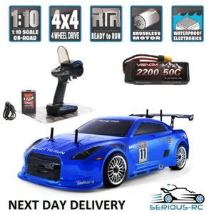 HSP BRUSHLESS RC Car 3S LIPO 1:10th Scale Race Car 56 MPH Complete with Battery - Picture 1 of 12