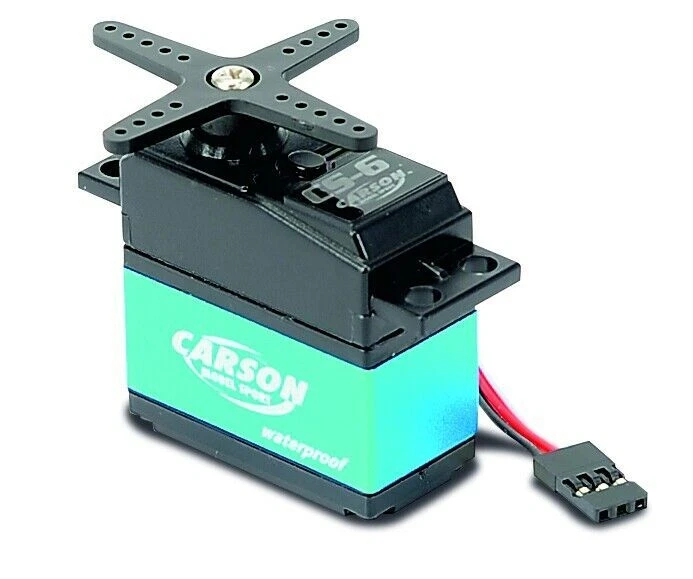 Carson RC Servo CS-6 Waterproof MG/ 6kg / JR 1:10 Auto Truck Modellbau Fahrzeuge - Bild 1 von 1