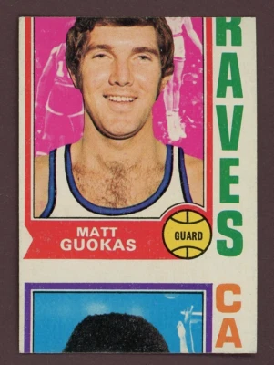 1974-75 Topps #117 Matt Guokas Buffalo Braves Error Card - Image 1 of 2