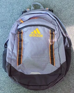 Adidas Tech Load Spring Unisex Backpack Gray Orange (19" x 14 1/2" x 5 5/8") - Bild 1 von 12