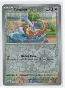 Pokemon Obsidian Flames 176/197 Yungoos Holograma Inverso - Imagen 1 de 1