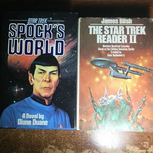 The Star Trek Reader II von James Blish HC Buch Club Edition + Spock's World HC - Bild 1 von 5