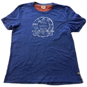 Mens JAG Original T Shirt XL Blue White Royal Gorge Route Logo Cotton Casual Tee - Picture 1 of 7