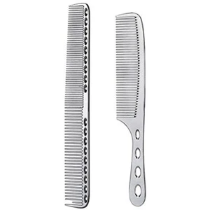 2 Pcs Stainless Steel Hair Combs Anti Static Styling Hairdressing Barbers Beauty - Picture 1 of 6
