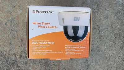 Power Pix WDR Vandal Dome Camera DWC-V6361WTIR - FREE SHIPPING - Image 1 of 2