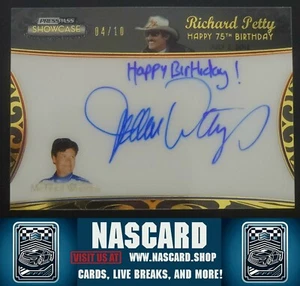 2012 Press Pass Showcase Petty 75 Birthday Gold Michael Waltrip /10 Inscription - Picture 1 of 2