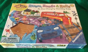 Juego a juego RIVERS, ROADS & RAILS RAVENSBURGER 2011 3 en 1 nuevo sellado - Imagen 1 de 5