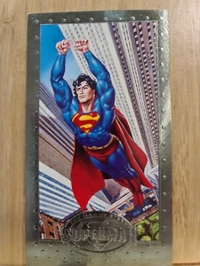 SUPERMAN🏆1994 Widevision Skybox #21 LARGE Trading Card🏆FREE POST - Picture 1 of 2