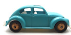 Vintage Hubley Volkswagen Beetle VW Bug Die Cast Blue  Made In USA