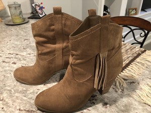 Ripley - BOTA CUERO MUJER CAFÉ CLARO