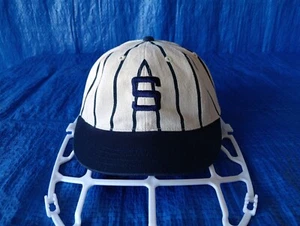 MLB DEVIL RAYS "AMERICAN LEAGUE DAY" Short Visor White/Blue Hat Stadium Giveaway - Picture 1 of 8