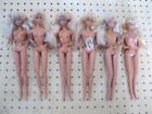 Lot 6 Barbie 1990S Nude Doll-Long Blond Hair/Bangs/Bent Tnt Waist No Haircuts