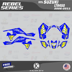 Graphics Kit for SUZUKI LTR450 (2006-2011) Rebel Series - Yellow Shift (16 MIL) - Picture 1 of 5