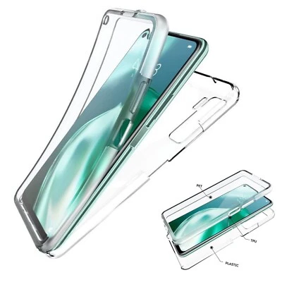Cover per Samsung Galaxy Note 9 Custodia 360° full body Touch Semi Rigida Trasp. - Immagine 1 di 3